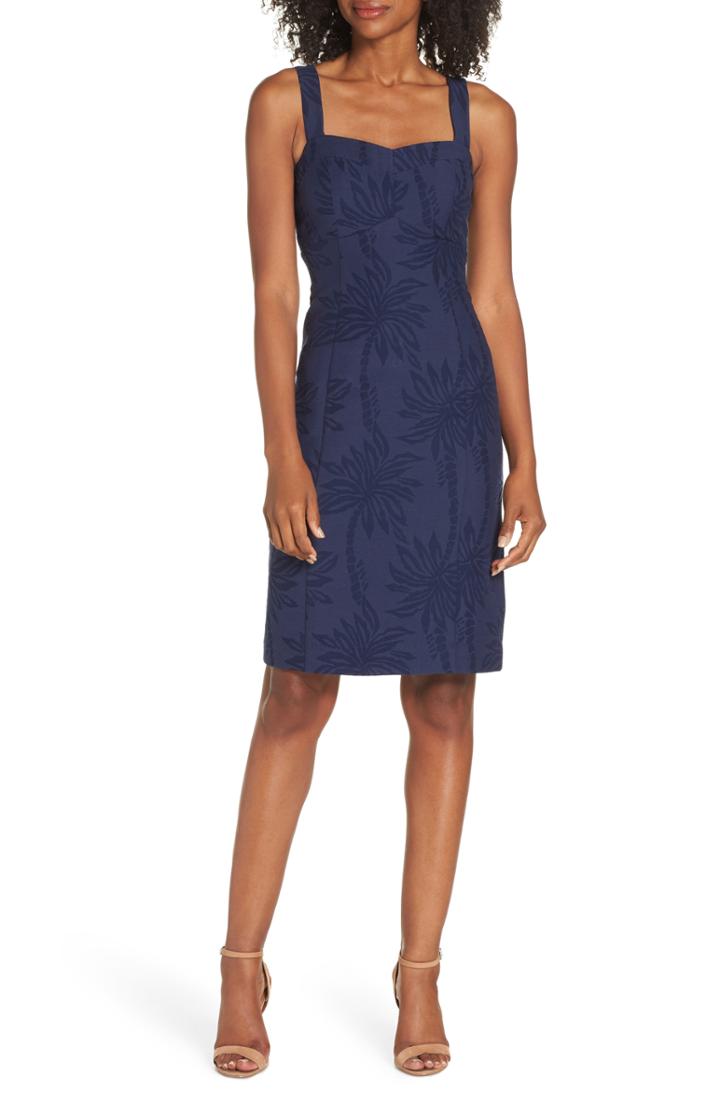 Women's Tadashi Shoji Lace & Velvet Gown