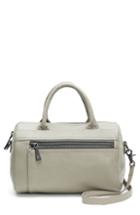 Frye Lena Lambskin Leather Satchel - Grey