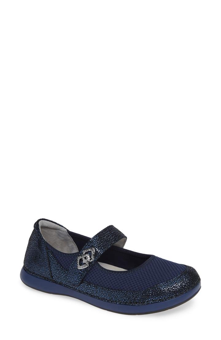 Women's Alegria Gem Mary Jane Flat -5.5us / 35eu - Blue