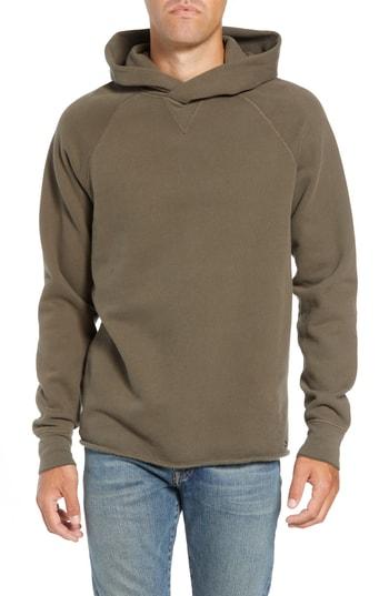 Men's Levi's Made & Crafted(tm) Unhemmed Fit Hoodie, Size Medium - Green