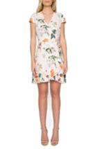Women's Willow & Clay Floral Wrap Dress - Pink