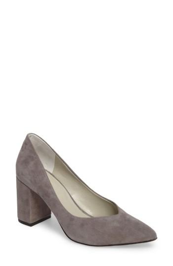 Women's 1.state Saffy Block Heel Pump .5 M - Grey