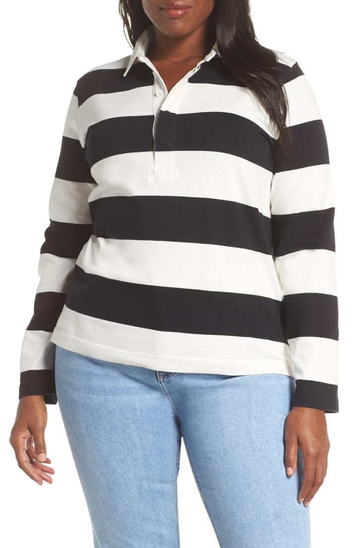 Women's J.crew 1984 Rugby Stripe Shirt