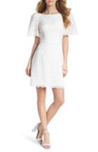 Women's Gal Meets Glam Collection Scallop Eyelet Dress - White