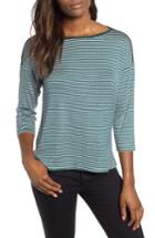 Women's Gibson Stripe Knit Top - Green