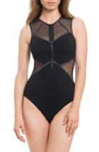 Women's Profile By Gottex Stargazer One-piece Swimsuit - Black