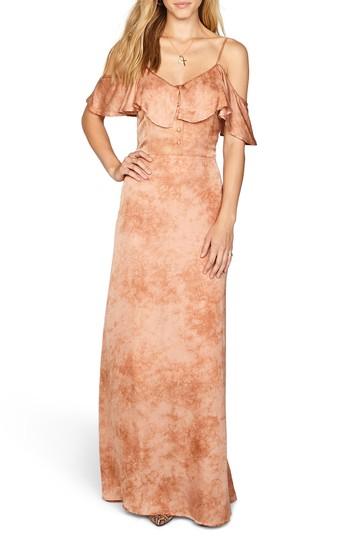 Women's Amuse Society Lost Paradise Off The Shoulder Maxi Dress - Pink