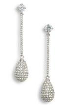 Women's Nina Swarovski Crystal Teardrop Earrings