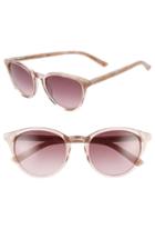 Women's Ted Baker London 52mm Gradient Cat Eye Sunglasses - Blush
