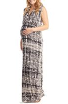 Women's Everly Grey 'jill' Maternity Maxi Dress - Beige