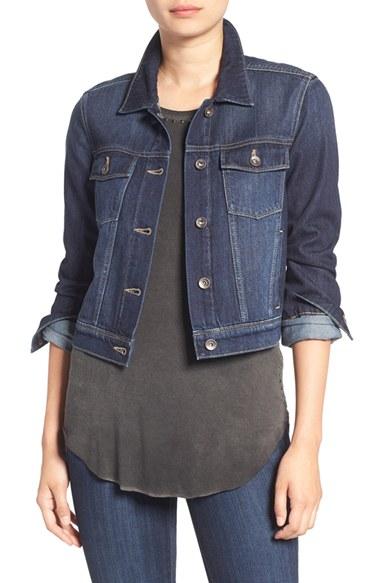 Women's Paige 'vivienne' Denim Jacket - Blue