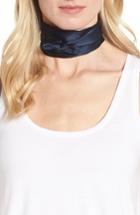 Women's Donni Charm Silk Neckerchief, Size - Blue
