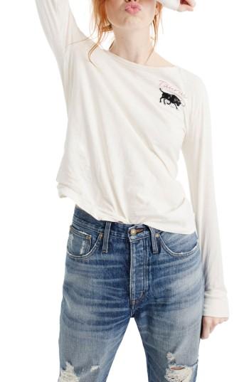 Women's J.crew Virgo Horoscope Tee, Size - Ivory