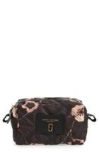 Marc Jacobs Large Violet Vines Cosmetics Case, Size - Black Multi