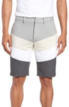 Men's Lvlxiii Chevron Colorblock Shorts - Grey