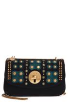 See By Chloe Embellished Leather Shoulder Bag - Blue