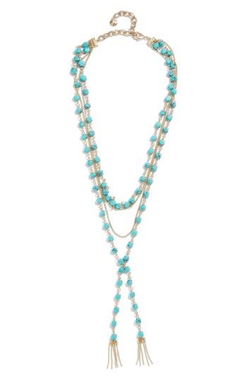 Women's Baublebar Oralia Layered Y-chain Necklace
