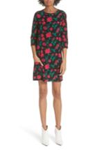 Women's Equipment Aubrey Floral Shift Dress - Black