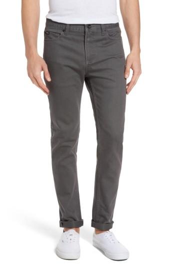 Men's Rvca Rockers Slim Fit Jeans - Grey