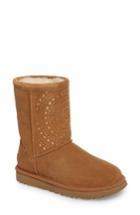 Women's Ugg Classic Short Sunshine Perforated Boot M - Brown
