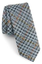 Men's The Tie Bar Quinn Plaid Silk Skinny Tie