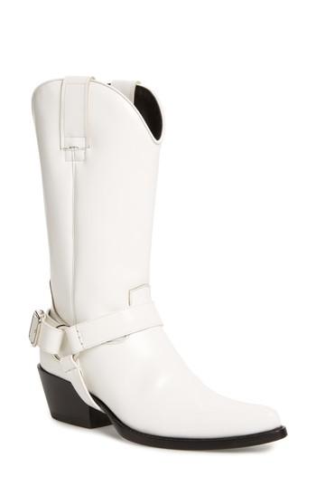 Women's Calvin Klein 205w39nyc Tex Tammy Western Boot Us / 36eu - White
