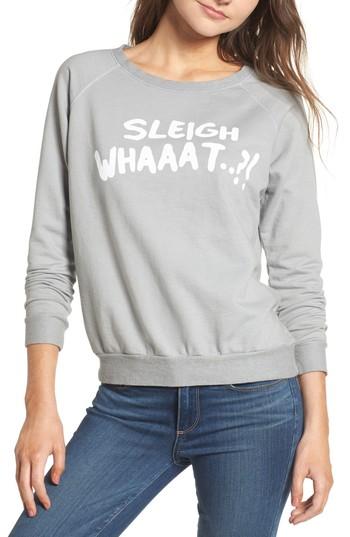 Women's Prince Peter Sleigh Whaaat Sweatshirt, Size - Grey