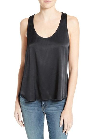 Women's Frame Satin Racerback Tank
