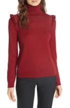 Women's Kate Spade New York Ruffle Turtleneck Sweater - Red