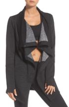 Women's Zella Elevate Me Wrap Sweatshirt - Black