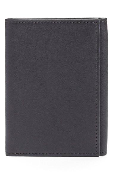 Men's Bosca Leather Trifold Wallet - Black