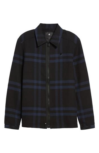 Men's G-star Raw Type C Clean Overshirt, Size - Black