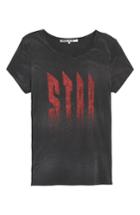 Women's Pam & Gela Crewneck T-shirt - Black