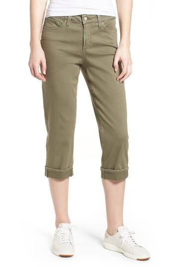 Petite Women's Nydj Marilyn Crop Jeans P - Green
