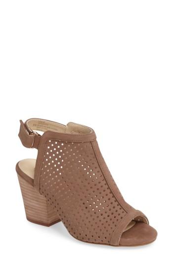 Women's Isola 'lora' Perforated Open-toe Bootie Sandal .5 M - Beige