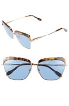 Women's Sonix Highland 61mm Square Sunglasses - Blue Tint/ Brown Tortoise