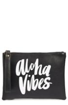 Ki-ele Aloha Vibes Faux Leather Wristlet -