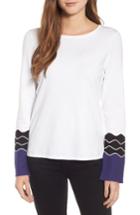 Women's Nic+zoe Squiggle Top - White