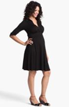 Women's Maternal America Maternity Shirtdress - Black