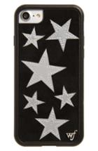 Wildflower Velvet Star Iphone 7 Case - Black