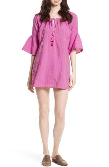 Women's Free People Folk Town Minidress - Purple