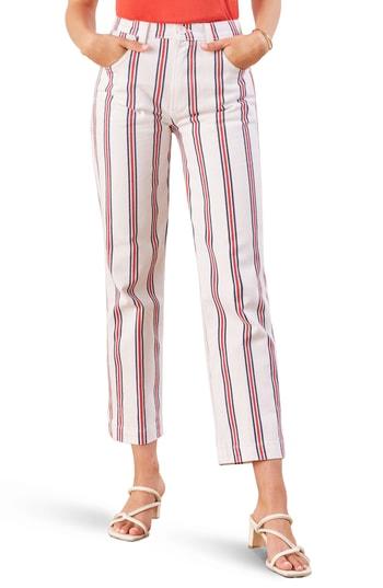 Women's Reformation Roper Crop Straight Leg Jeans - White