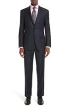 Men's Canali Siena Classic Fit Plaid Wool Suit