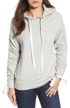 Women's Gibson Tie Sleeve Hoodie - Grey