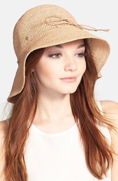 Women's Helen Kaminski '9 Villa' Raffia Straw Hat - Beige