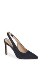 Women's Pelle Moda Ivory Slingback Pump .5 M - Blue