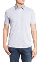 Men's Stone Rose Flame Knit Polo (m) - Grey