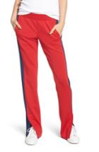 Women's Pam & Gela Stripe Scuba Knit Track Pants, Size - Red
