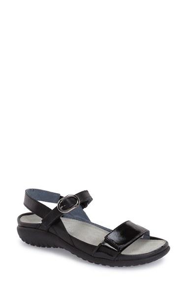 Women's Naot 'mozota' Quarter Strap Sandal Us / 38eu - Black