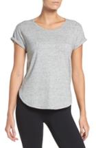 Women's Adidas Performer High/low Climalite Tee - Grey